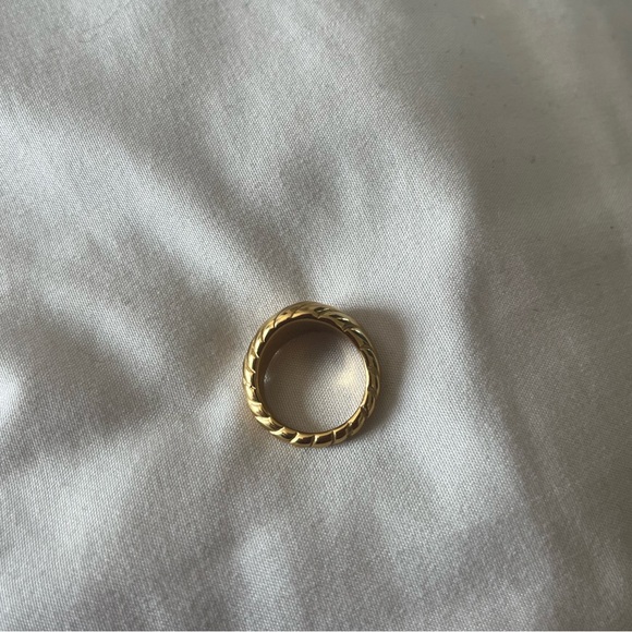 Stainless Steel Gold Ring - Picture 5 of 6